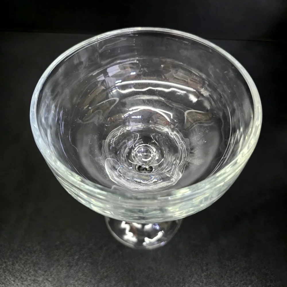 Cost Plus World Market Margarita Glasses Set of 3 Clear Glass Stemmed Barware